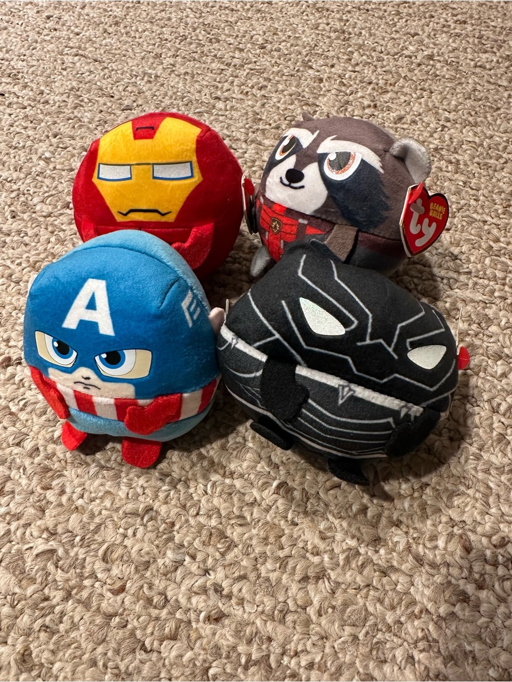Disney Marvel Avengers Themed Beanie Balls by TY.
